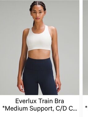 Lululemon everlux train bra